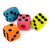 CHIWAVA 4 Pack 1.7" Squeaky Latex Dog Toys Dice - 画像 (8)
