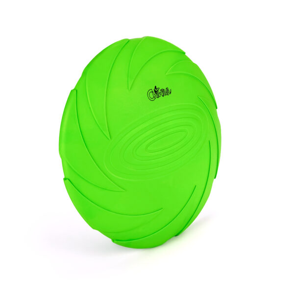 Chiwava 8.7" Rubber Dog Flying Disc,Fetch Toy for Dogs Outdoor Play for Large Dogs Green Color - Imagen 10