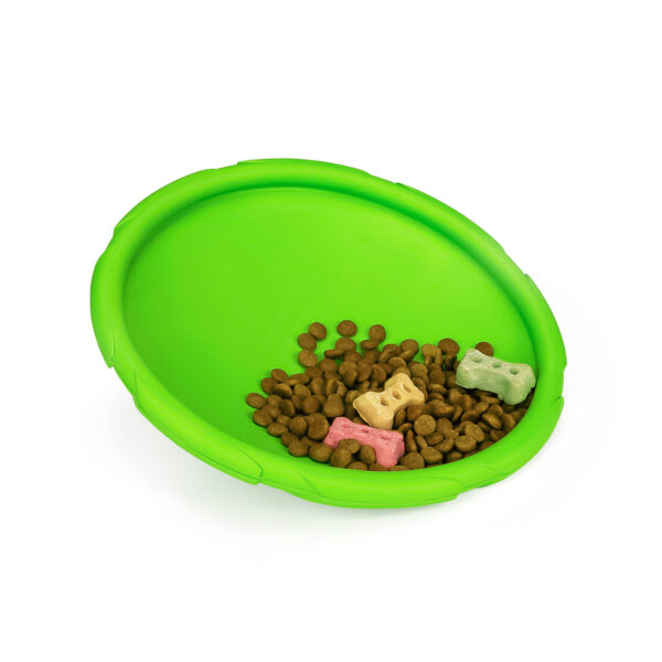 Chiwava 8.7" Rubber Dog Flying Disc,Fetch Toy for Dogs Outdoor Play for Large Dogs Green Color - Imagen 7