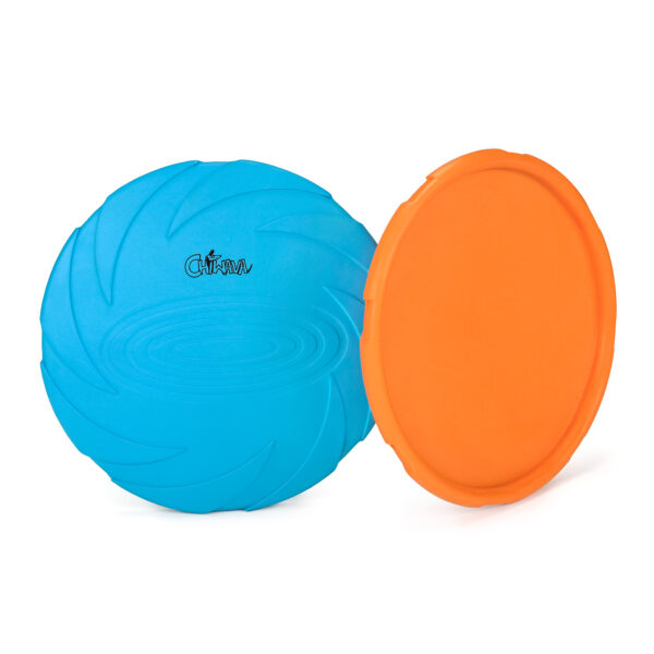 Chiwava 2 Pack 5.9" Rubber Dog Flying Disc, Fetch Toy for Dogs Outdoor Play for Small Dogs - 画像 (10)