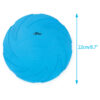Chiwava 8.7" Rubber Dog Flying Disc,Fetch Toy for Dogs Outdoor Play for Large Dogs Color Blue – Bild 3