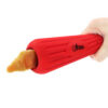 Chiwava 9.1″ Rubber Stick Dog Toy with Treat Dispenser Fetch Toys for Medium Large Dogs Color Red - immagine 4