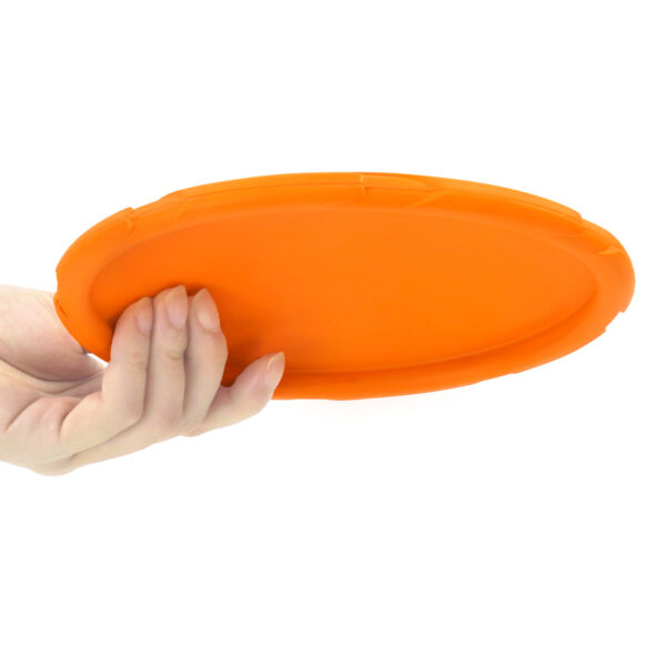 Chiwava 2 Pack 7.1" Rubber Dog Flying Disc,Fetch Toy for Dogs Outdoor Play for Medium Dogs - Image 4