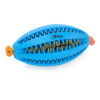 Chiwava 4.5″ Rubber Dental Rugby Ball Oval Rugbys for Medium Large Dogs Color Blue - 画像 (4)