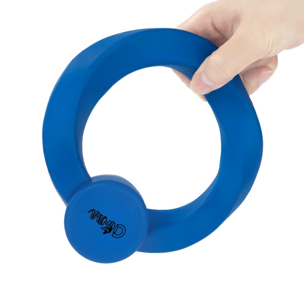 Chiwava 6.4″ Rubber Ring Dog Toy with Snack Bowl Training Fetch Toys for Large Dogs Color Blue - Image 6