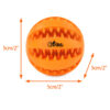 Chiwava 2 Pack 1.95" Rubber Teething Dog Toy Dental Balls Food Treat Feeder Chew Ball for Small Dogs - Imagen 6