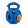 Chiwava 5.2″ Roller Dog Toy Puzzle Ball Tug Interactive Toys for Large Dogs Color Blue – Image 2