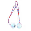 Chiwava 2 Pack 2.4" Rope Rubber Dog Toys,Training Ball on Rope, Tug Fetch Ball for Small Medium Dog - Image 6