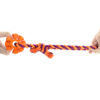 Chiwava 2.8" Dog Training Ball on Rope, Rubber Rope Dog Toys Ball with Handle for Tug of War Training Rewards for Medium Large Dogs,Color Orange – Image 5