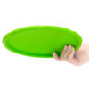 Chiwava 8.7" Rubber Dog Flying Disc,Fetch Toy for Dogs Outdoor Play for Large Dogs Green Color - Imagen 6