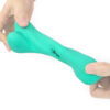 Chiwava 7.1″ Rubber Bone Dental Dog Toy Solid Bones Teeth Cleaning for Medium Large Dogs Mint Green - 图片 2