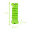 Chiwava 2 Pack 5.1″ Rubber Bone Dental Dog Toy Stick Bones Teeth Cleaning for Small Dogs Assorted Color – Image 4