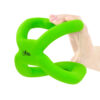 Chiwava 9.4″ Rubber Tug Dog Toy Ring Interactive Pull Toys for Medium Large Dogs Color Green - immagine 6