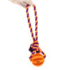 Chiwava 2.8" Dog Training Ball on Rope, Rubber Rope Dog Toys Ball with Handle for Tug of War Training Rewards for Medium Large Dogs,Color Orange – Image 6