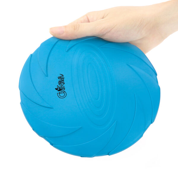 Chiwava 2 Pack 5.9" Rubber Dog Flying Disc, Fetch Toy for Dogs Outdoor Play for Small Dogs - Image 5