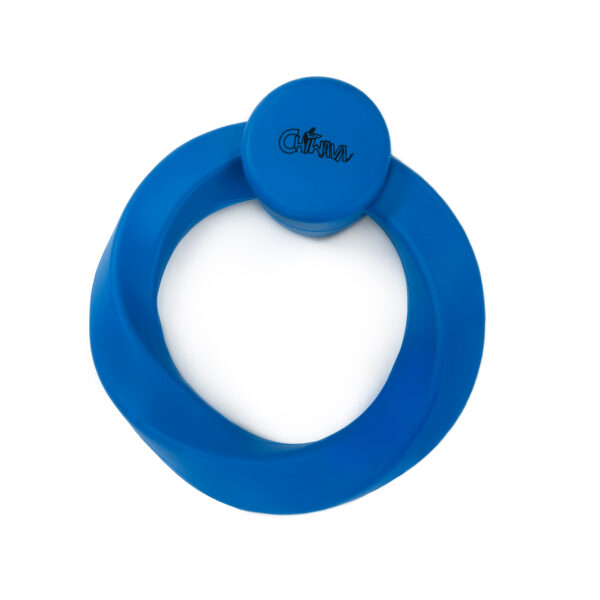 Chiwava 6.4″ Rubber Ring Dog Toy with Snack Bowl Training Fetch Toys for Large Dogs Color Blue