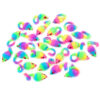 Chiwava 36PCS 1.8" Rainbow Color Furry Cat Toy Mice with Rattle Kitten Mouse Interactive Play - Imagen 10