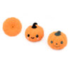 CHIWAVA 3PCS 2.6" Funny Pumpkin Latex Dog Toy Set Interactive Play for Small Dogs - 图片 11