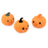 CHIWAVA 3PCS 2.6" Funny Pumpkin Latex Dog Toy Set Interactive Play for Small Dogs - 图片 8