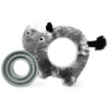 Chiwava 2 in 1 Interactive Squeaky Plush Dog Toy Rhinoceros with Slow Food Bowl for Small Medium Dogs - Image 12