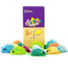 Chiwava 27PCS Striped  Shaggy Cat Toy Mice with Rattle Assorted Small Mouse Interactive Play for Indoor Cats Mix Color - Image 2
