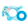 Chiwava 2 in 1 Interactive Squeaky Crinkle Plush Dog Toy Elephant with Slow Food Bowl for Small Medium Dogs – Bild 11