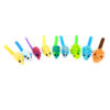 Chiwava 27PCS Striped  Shaggy Cat Toy Mice with Rattle Assorted Small Mouse Interactive Play for Indoor Cats Mix Color - Image 7