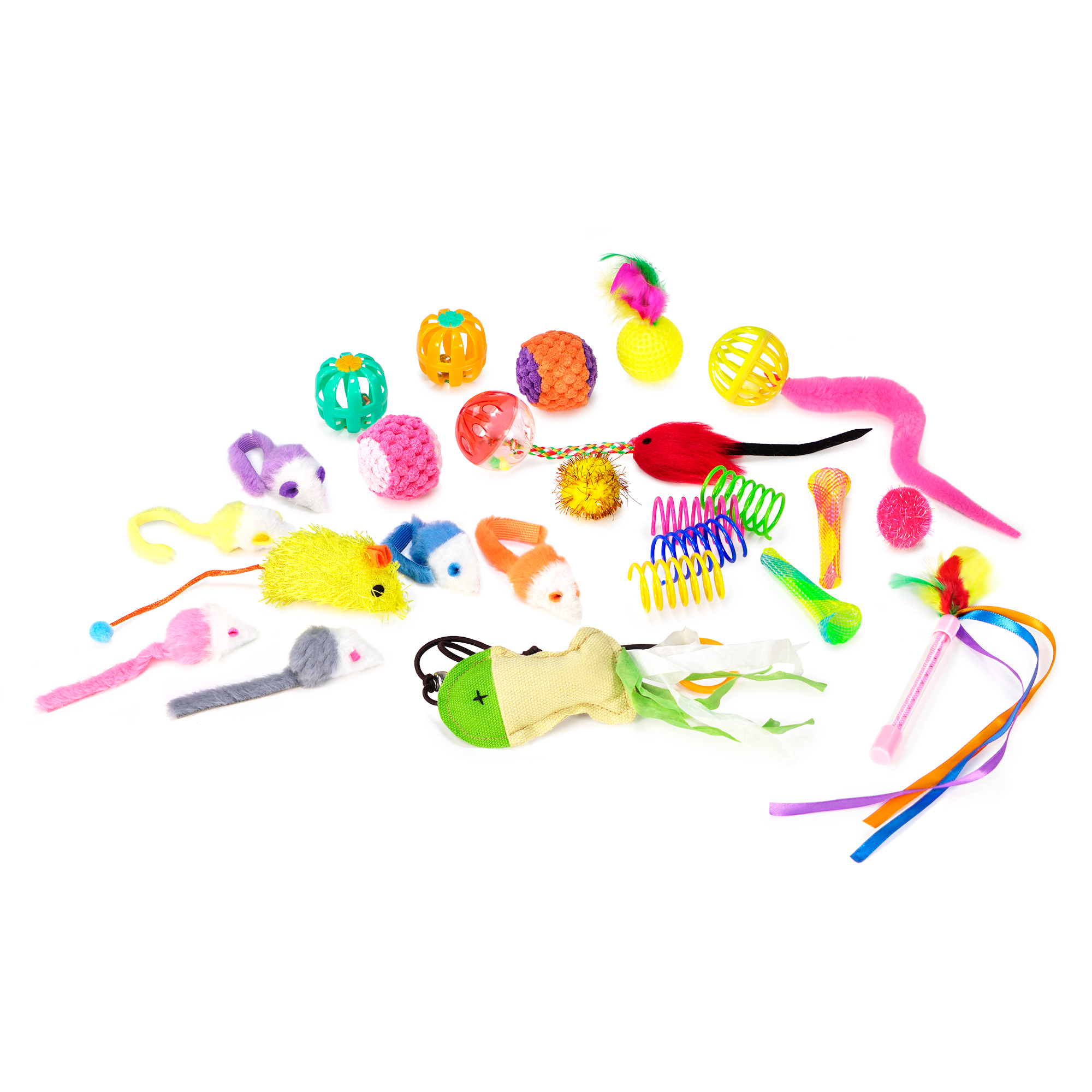 CHIWAVA 24PCS Interactive Cat Toy Set Indoor Kitten Toys Box Variety Pack - 画像 (7)
